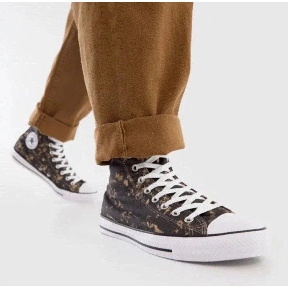 Converse Chuck Taylor All Star Hi Dip Dye ‘Black Hemp’ Shoes Men’s 10 Women’s 12 - Picture 2 of 10